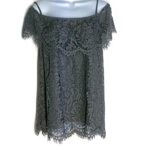 No Boundaries Women’s Off The Shoulders Lace Top